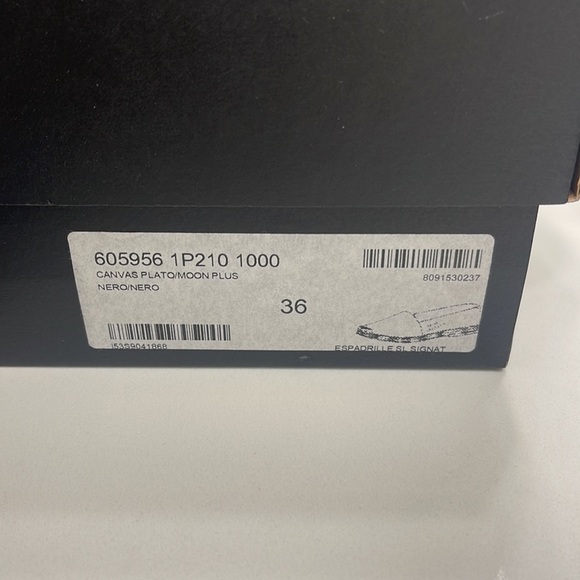 Saint Laurent Black Espadrilles Women’s Size 36 - Picture 3 of 10